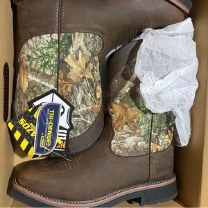 Rocky Men's Brown and Camouflage Western Boots